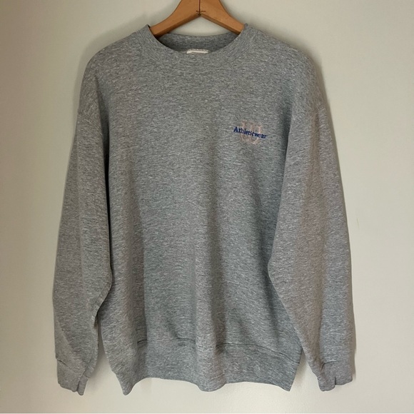 Vintage 90’s Wilson’s Grey Sweat Shirt Size Large Excellent Condition - Picture 1 of 8